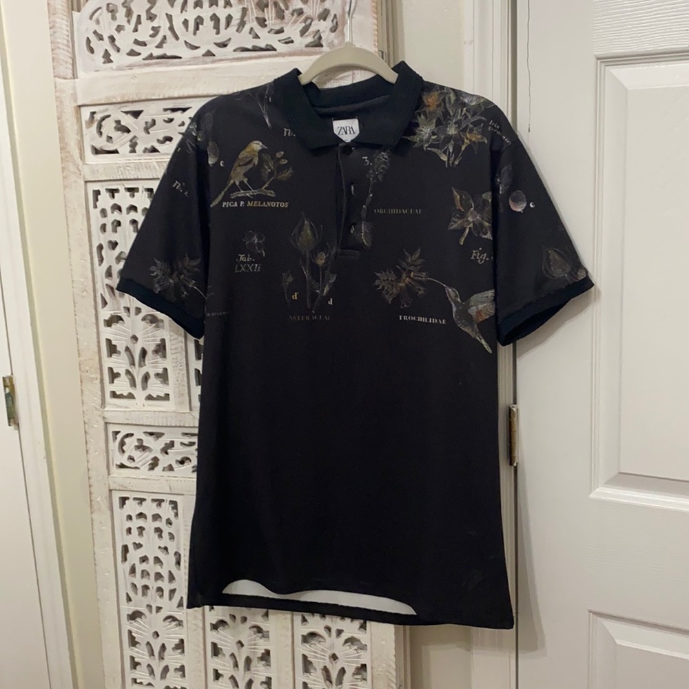 Black men’s Zara shirt